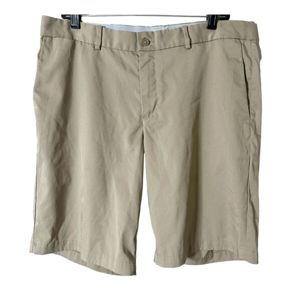 Nike Other - Nike Golf Men’s Flat Front Tan Standard Fit Golf Shorts Size 35
